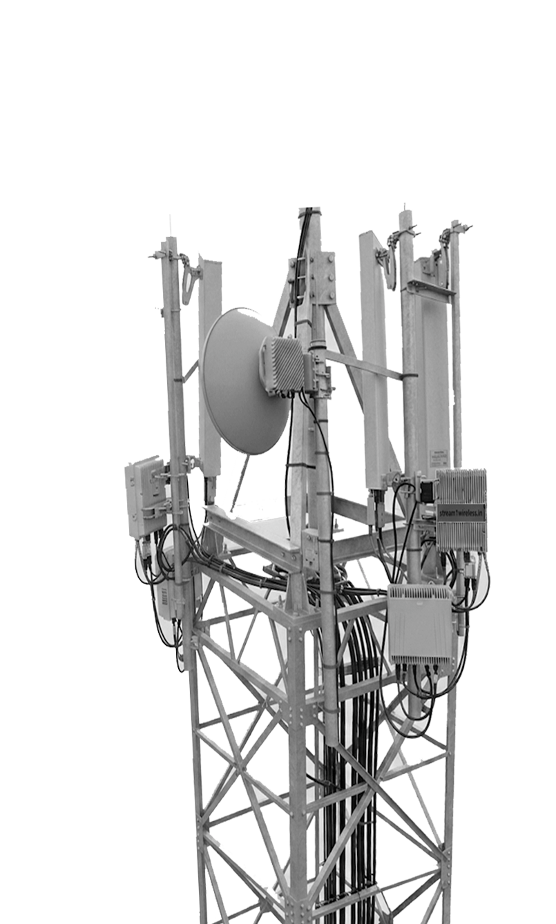 High-speed Point-to-Point microwave link installation for remote event connectivity.