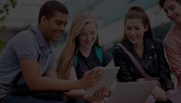 High-density campus WiFi providing seamless internet connectivity for students in a university common area