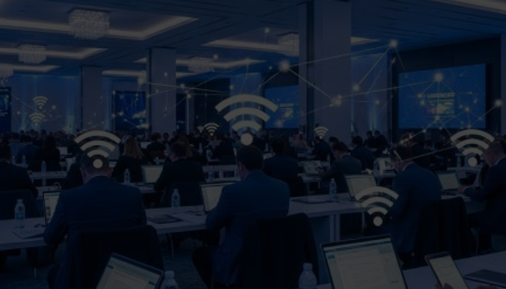 Professional turnkey event WiFi kit featuring carrier-grade access points and managed network switches.